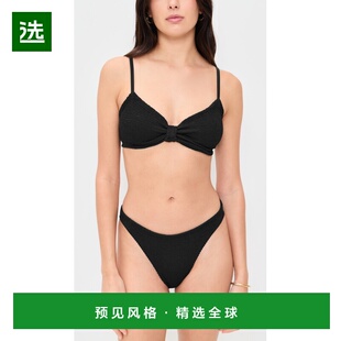 1h可退 香港直邮HUNZA G 女士 Alicia 比基尼套装 black黑色 舒适