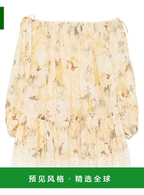 1h可退 香港直邮ZIMMERMANN 女士 黄色连衣裙 3214DSS255YLWBOTFL