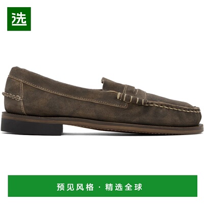 1h可退 香港直邮Sebago 仕品高 男士 棕色 Alain 乐福鞋 7412