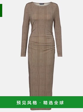 1h可退 香港直邮VERONICA BEARD 女士 Charissa 千鸟格针织长款连