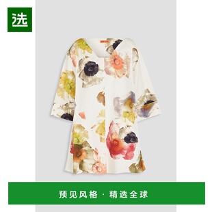 1h可退 香港直邮Stine Goya 女士 印花棉质斜纹布迷你连衣裙 SG58