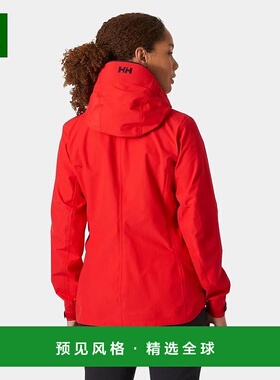 欧洲直邮Helly Hansen 女士红色聚酰胺Odin9Worlds3.0软壳面夹克