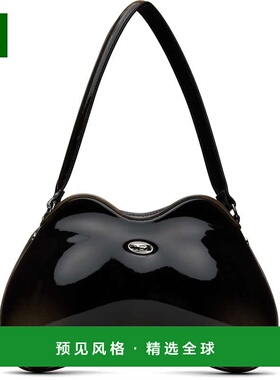 1h可退 香港直邮Diesel 迪赛 女士 黑色 Double-D 单肩包 X10327P