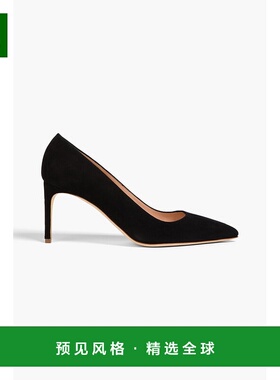 1h可退 香港直邮Rupert Sanderson 女士 Nada 精饰绒面革浅口鞋 R