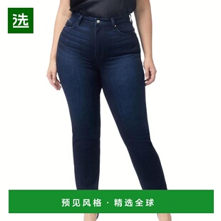1h可退 【美国直邮】Paige Knockout超高腰直筒牛仔裤 Solstice色