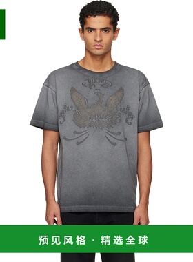 1h可退 香港直邮Diesel 迪赛 男士 T-Norm-T9 T 恤 A193730DLBW