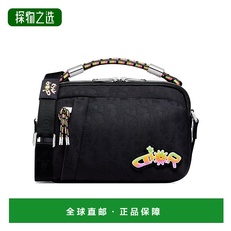 香港直邮Dior DIOR AND LEWIS HAMILTON 拉链信使包 1ESPO368LHA