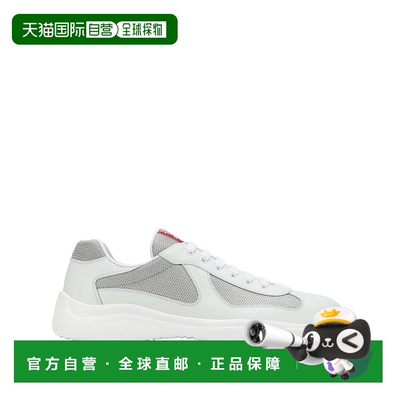 1h可退 香港直邮Prada 普拉达 男士 美洲杯繫帶運動鞋 4E3400FG00