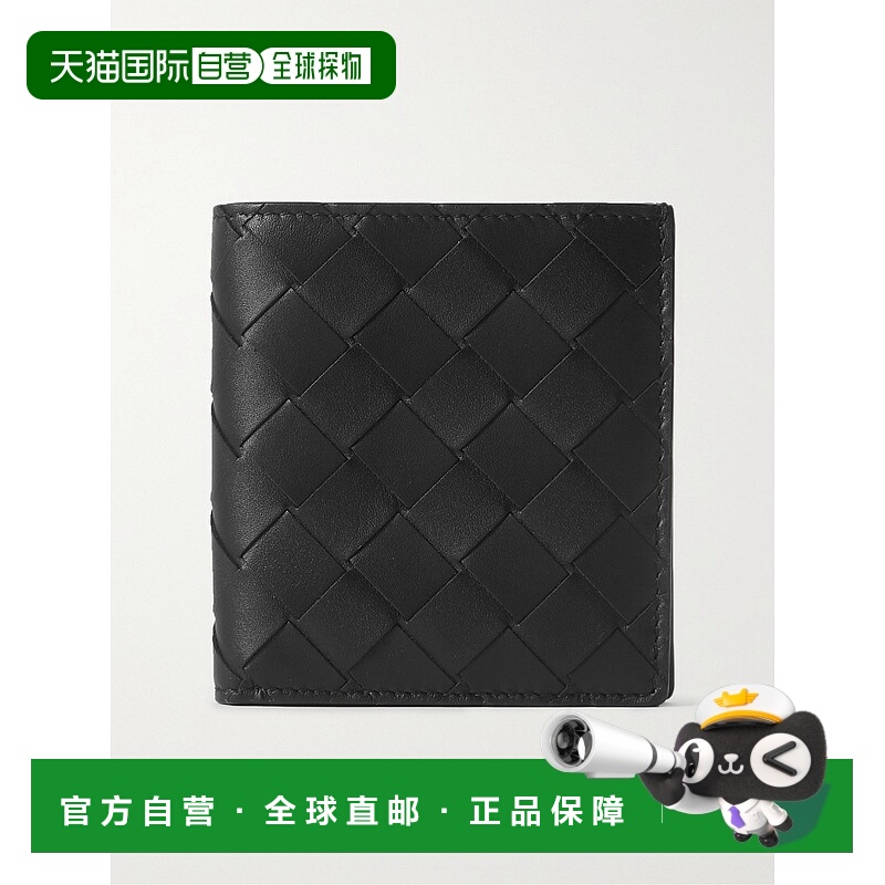 香港直邮Bottega Veneta 葆蝶家 男士 编织皮革皮夹钱包 592623VC