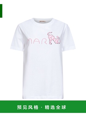 香港直邮MARNI 女士T恤 THJE0293S3USCY84LOW01 SS2026 白色