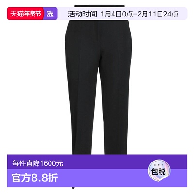 1h可退 香港直邮Msgm 女士 休闲长裤 black黑色 舒适时尚