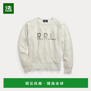 欧洲直邮RALPH LAUREN拉夫劳伦 RRL徽标羊毛运动衫卫衣