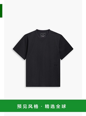 1h可退 香港直邮Y-3 男士 棉混纺针织T恤 IR7108 black黑色 舒适