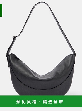 1h可退 香港直邮The Row 女士 Jouve 皮革斜挎包 black黑色 舒适