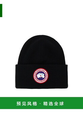 香港直邮Canada Goose 罗纹针织帽子 6936M