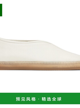 1h可退 香港直邮Lemaire 男士 白色 Linoleum Piped 乐福鞋 FO009