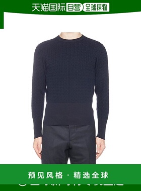 香港直邮Thom Browne 海军蓝条纹套衫 MKA162A03960针织长袖