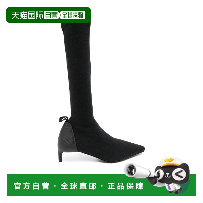 香港直邮Courreges 品牌标识袜靴 323SBT009FI0038