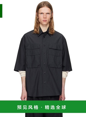 1h可退 香港直邮Lemaire 男士 灰色工装衬衫 SH1146LF1399新款