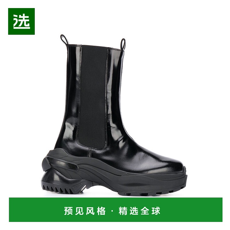 香港直邮Maison Margiela 黑色拼接靴子 S39WU0200PS679