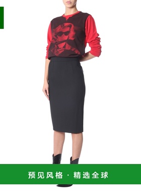 香港直邮N°21 女士卫衣 E011_4012S1Y1 AW2019 红色 CREW NECK S