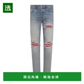 欧洲直邮amiparis 直筒裤 男士 牛仔裤