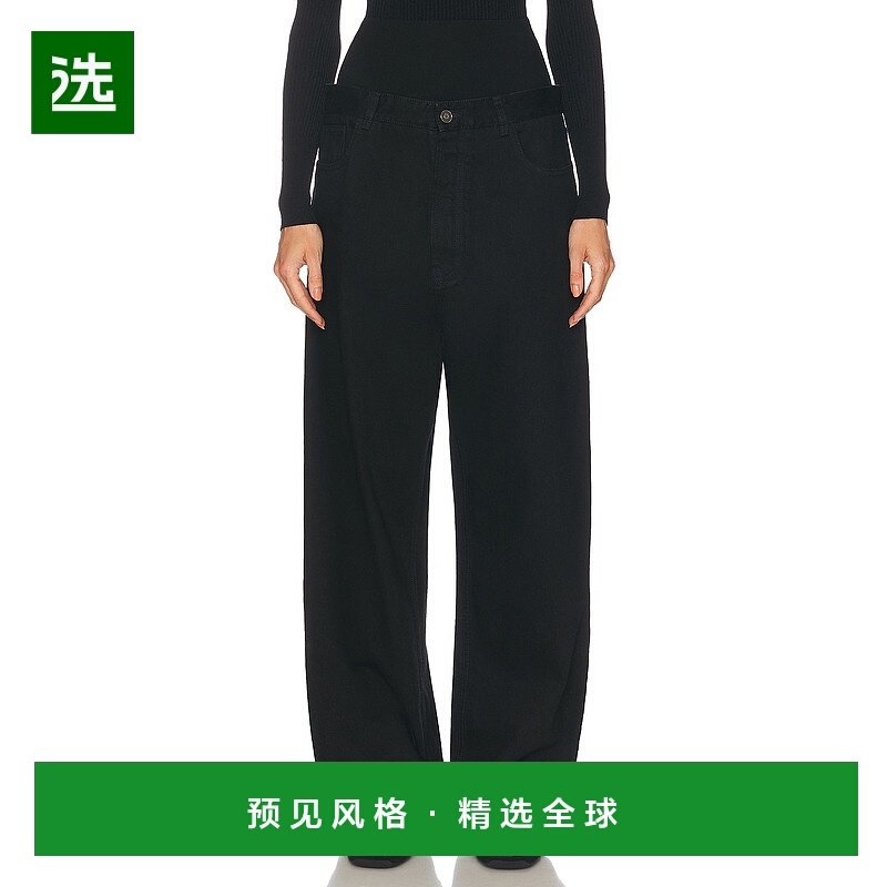 1h可退 香港直邮Alaïa 女士 针织条带束腰直筒牛仔裤 9P0155D003A,女装/女士精品,牛仔裤,淘宝优惠券,粉丝福利购,淘宝优惠卷