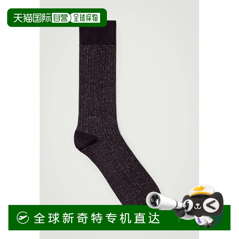 欧洲直邮COS 男士棕色棉质袜子
