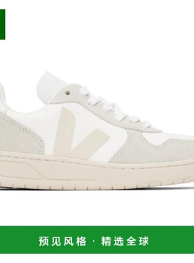 1h可退 【美国直邮】VEJA 白色 V-10 B 网状运动鞋