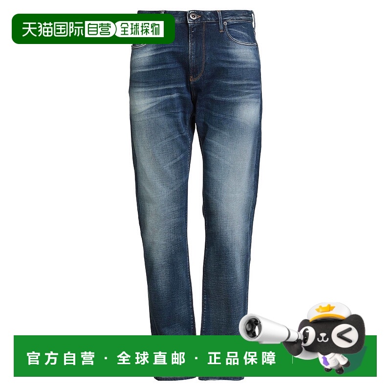 1h可退 香港直邮Emporio Armani 安普里奥·阿玛尼 男士 牛仔长裤
