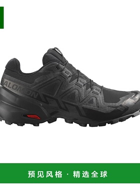 欧洲直邮SALOMON 24新款 SC6GT系列女士黑色煤灰色印花纺织运