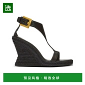 香港直邮BALMAIN 黑色 SS2026 女士凉鞋 GN1UH204LNAP0PA