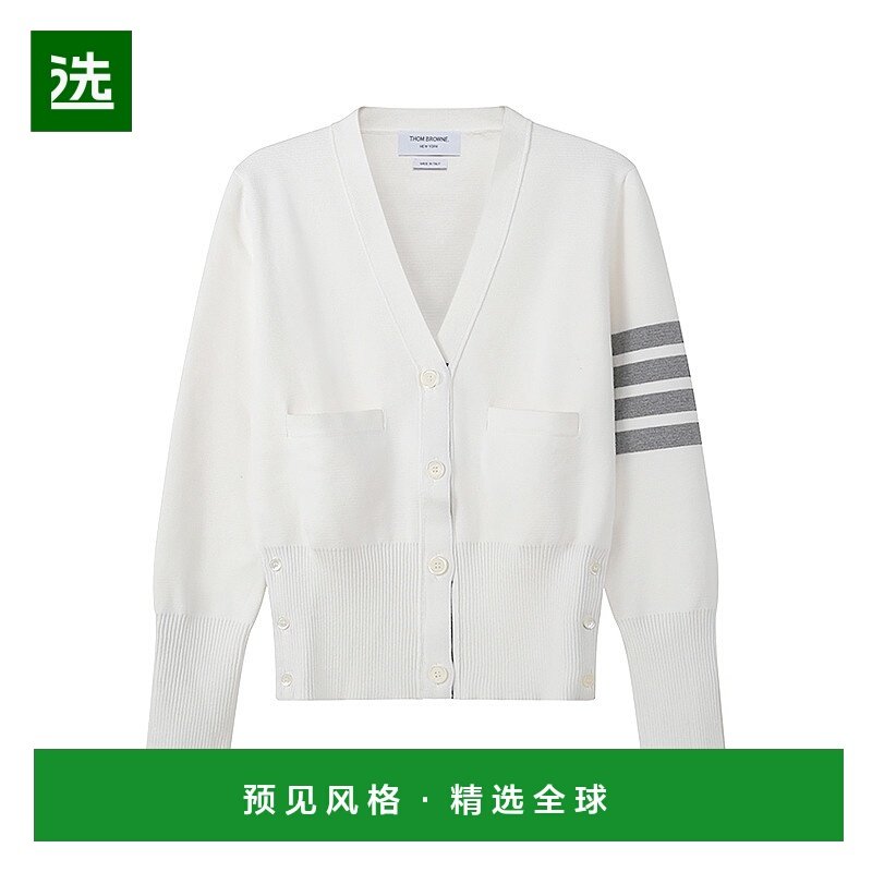 香港直邮Thom Browne 4 条纹V领开衫 FKC207A00219