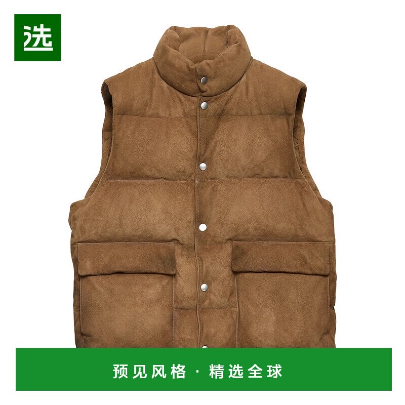 1h可退 香港直邮Prada 麂皮羽绒背心 UPT14218OMSOOO