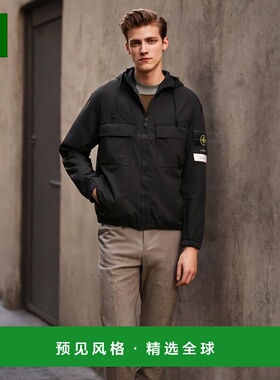 韩国直邮STONE ISLAND 42610 Supima®棉质斜纹弹力TC连帽夹克 男