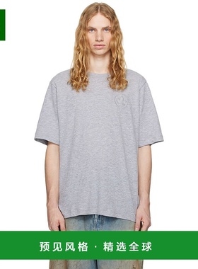 1h可退 香港直邮Dsquared2 二次方 男士 灰色 Loose-Fit T 恤 S74