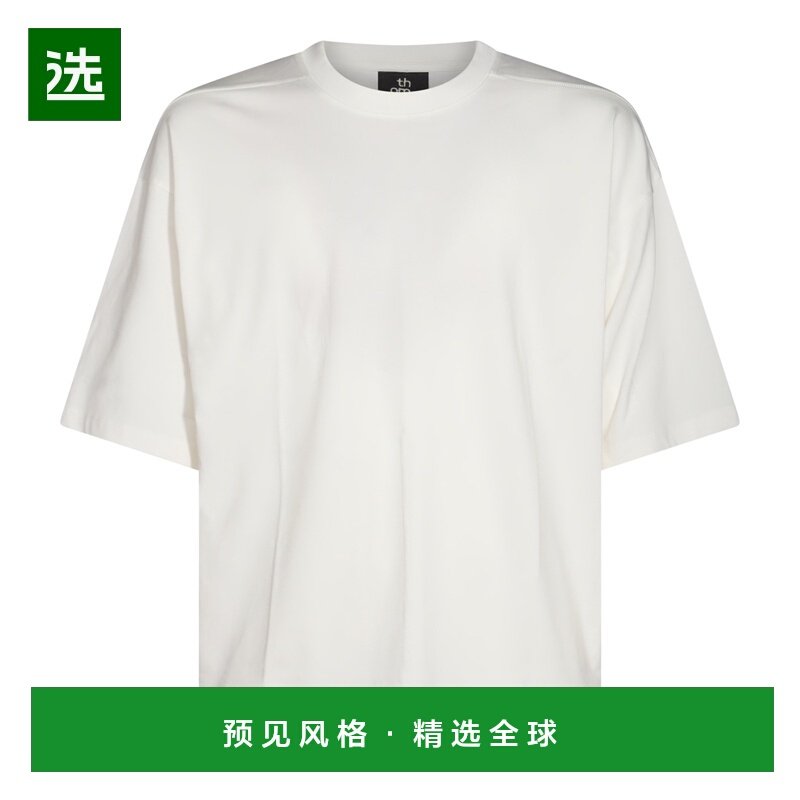 1h可退 香港直邮Thom Krom 男士 奶油色棉质T恤 MTS8 beige米色,男装,T恤,淘宝优惠券,粉丝福利购,淘宝优惠卷