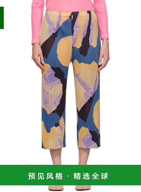1h可退 【美国直邮】PLEATS PLEASE ISSEY MIYAKE 海军蓝 橙色陨