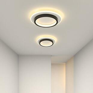 入户玄厂关过道灯代简约走廊阳726方台吸顶灯创现意极简形圆形家