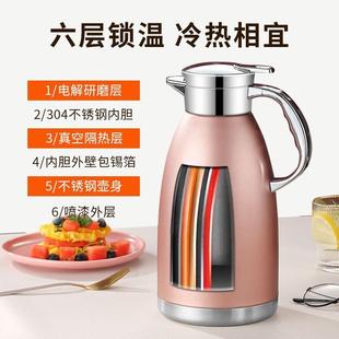 保壶家用304不锈大容钢量热温水壶开水暖水壶帕尼顿长效保温宿舍