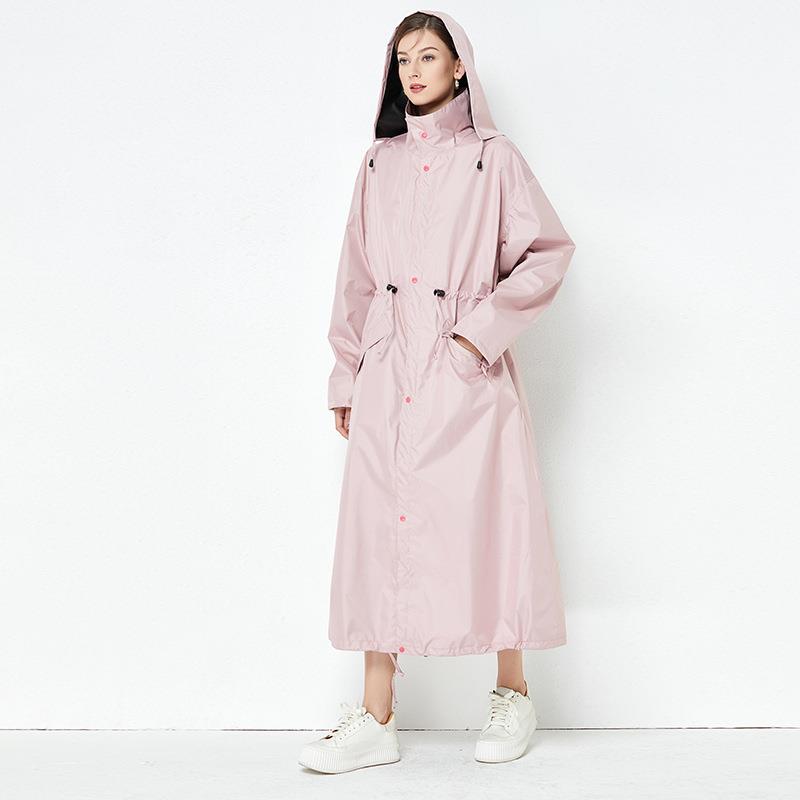 欧新美时尚加长款全身呵护成人女情VRL侣雨衣户外走路风衣男式雨