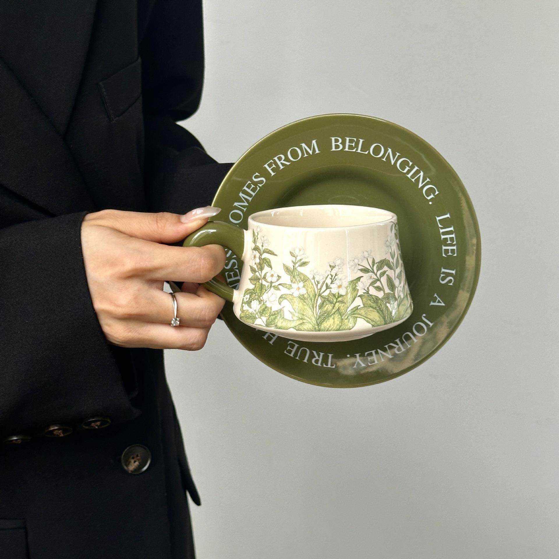 复陶瓷YM杯碟中闺古风送古蜜婚礼物回礼伴娘伴手小礼新品送客户杯