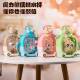 儿.跨童水便杯夏季 防摔携吸管杯境女生高颜值可斜挎魔力熊方形热
