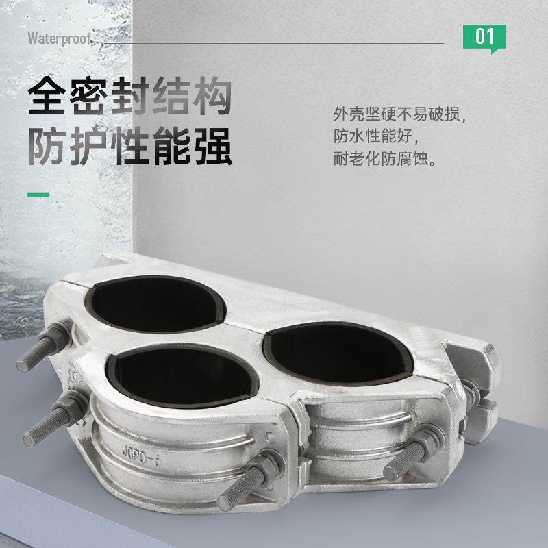 10J-3-5-1102伊库0kV铝合金高压电缆固定夹2GP高压电缆抱箍