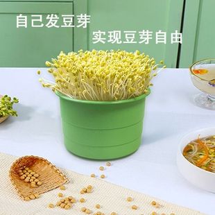 发豆芽专用盆家用大容量无土栽培种植神器泡发桶罐免浇换水非自动