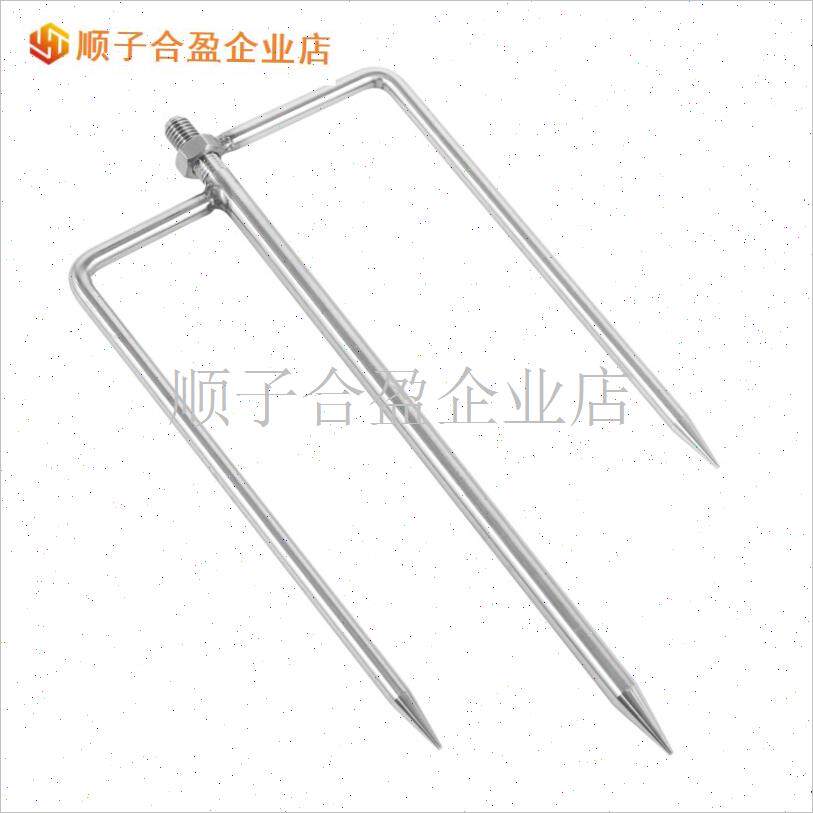 新不锈钢钓鱼伞地插钓p鱼多功能地插支架加长伞架三角插地插叉配.