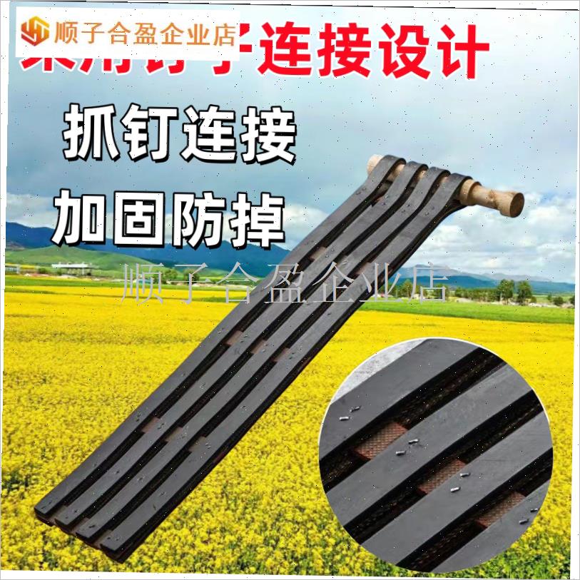 限量老式连盖菜籽m豆子麦子油菜农具连杆连枷橡胶连盖脱粒神器农.