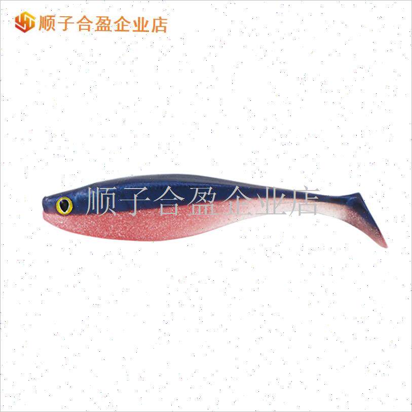 ESFISHIfNGT尾大号路亚软饵统领160毫米36g3条软虫红油海钓石斑.