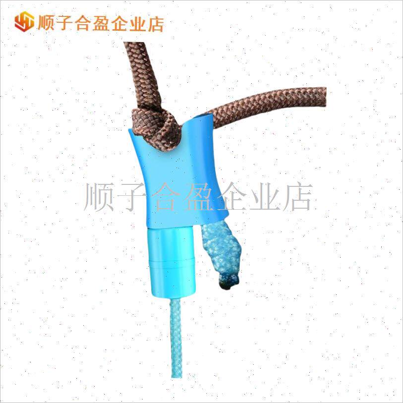 无结竿稍自锁扣护线绳pe线v加固连接头空心绳无S结杆捎卡扣钓鱼.
