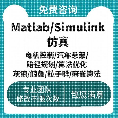Matlab/Simulink仿真电机控制汽车悬架路径规划算法优化灰狼鲸鱼